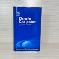 DEXIN Haute brillance 2K automobile couche transparente séchage rapide Auto vernis clair peinture jaune résistant méthode d'application pulvérisation