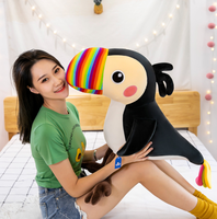 Animal en peluche oiseau Dodo drôle | Oreiller en peluche doux rempli de coton PP pour enfants Soulagement du stress Décoration intérieure et cadeaux