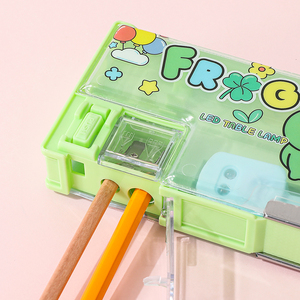 Nouveauté, <span class=keywords><strong>calculatrice</strong></span> en plastique de haute qualité, trousse à crayons pour fille, boîte à crayons légère, boîte à stylos kawaii, trousse scolaire pour enfants - Product Image 5