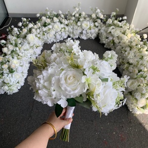 Fiori su misura matrimonio corridoio fiori fiori fiori fiori fiori fiori artificiali fiori fiori di nozze per la decorazione di nozze - Product Image 3