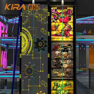 Nouveau parc de trampoline d'aventure commerciale professionnelle avec des cours de corde <span class=keywords><strong>Ninja</strong></span> Warrior - Product Image 1