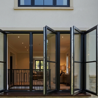 Fenêtre à battant en alliage d'aluminium sur mesure, double vitrage, à rupture de pont thermique, insonorisée avec moustiquaire pour maison, villa, appartement, projet