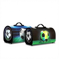 Système audio portable étanche OEM en gros pour l'extérieur, avec subwoofer lumineux coloré, puissance de sortie 5-10W, télécommande, idéal pour l'export.