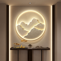Peintures de nature morte lumineuses rondes, décoratives, pour l'intérieur, art mural d'appoint