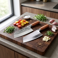 Couteau de cuisine pour femmes, lame en acier inoxydable, surface irisée, moderne