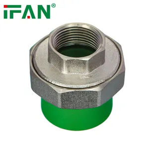 IFAN Wholesale 1/2Inch Plumbing Pipe Fittings Double Union Customized Logo PPR Union