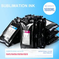 Penjualan Pabrik Terlaris Kantong Tinta Sublimasi Kualitas Premium 1600ml dengan Chip Sekali Pakai untuk Printer Epson F6470 F6470H F9570 F9570H