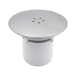 Guida High Quality 10002 Shower 115mm SS304 Coated ABS Waste DrainTube Cup Cover Cubicle For Europe