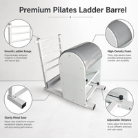 Vente directe usine : Équipement de Pilates en bois de chêne, modèle Ladder Barrel, pour exercices d'équilibre en studio de Pilates et machine Reformer