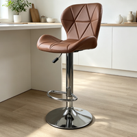 Chaise de bar commerciale pour hôtel, restaurant, mobilier de salle à manger, hauteur réglable, design pivotant, tabouret de bar pivotant pour cuisine