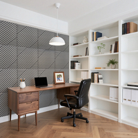 Panel de Pared Autoadhesivo Ecológico, Impermeable e Ignífugo, 60*60cm, Adhesivos Acústicos Artísticos 3D para Pared, 95% para Exteriores/Almacenes