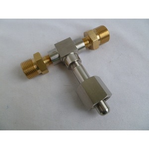 G5/8 Tee <b>Connector</b> Gas Cylinder <b>Adapter</b> 5/8 Diverter Valve Pressure Reducing Pressure for Gas Cylinder - Product Image 5