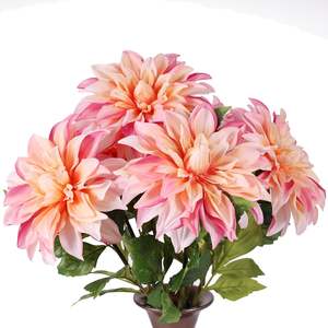 Fleur de gerbera artificielle à tige unique de haute qualité, toucher réaliste, pour la décoration de mariage, la décoration de la maison, centre de table - Product Image 1