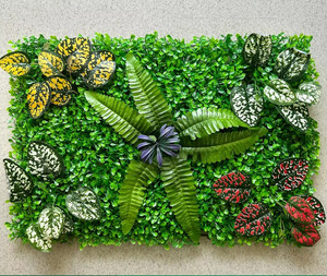 Huaien césped al aire libre Planta <span class=keywords><strong>artificial</strong></span> pared verde decoración Floral Fondo plástico simulado por fabricantes - Product Image 6