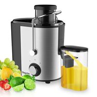 Extracteur de jus de fruits en acier inoxydable, filtre gratuit, machine à jus d'orange entièrement automatique