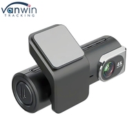 Mini caméra de voiture 4K haute définition Vision nocturne Dash Cam avec prise en charge WiFi et GPS Fonction G-Sensor