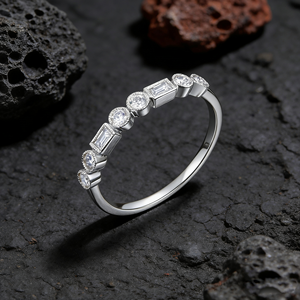 CUSTOM 9K/10K/14K/<b>18K</b> SOLID <b>GOLD</b> 14K <b>GOLD</b> PLATED CLASSIC LAB GROWN CVD IGI DIAMOND ENGAGEMENT PARTY <b>RING</b> for <b>MEN</b>/WOMEN - Product Image 3