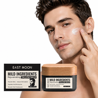 Crème hydratante pour le visage East Moon pour hommes, texture douce, hydratation délicate, soin du visage quotidien, étiquette privée, vente en gros