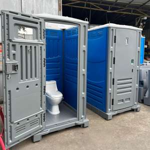 Inodoro Portátil Resistente para Bodas, Inodoros <span class=keywords><strong>de</strong></span> Plástico Desechables con Bomba <span class=keywords><strong>de</strong></span> Pie, para Deportes y <span class=keywords><strong>Juegos</strong></span>, Ensamblado - Product Image 5