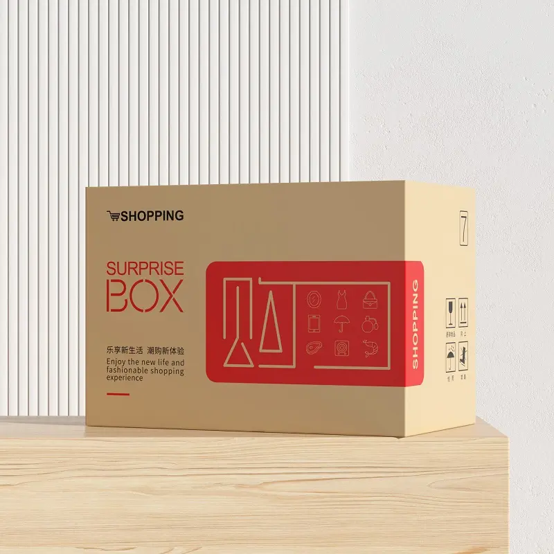 Custom kraft carton box karton packaging corrugated small box packaging cardboard boxes for packing
