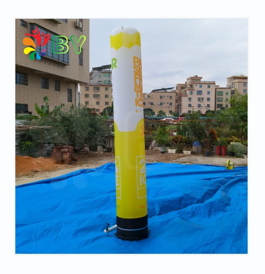 Wholesale Party Decoration Advertising Tube Display Column Lighting Led Lighting Inflatable Pillars For Sale