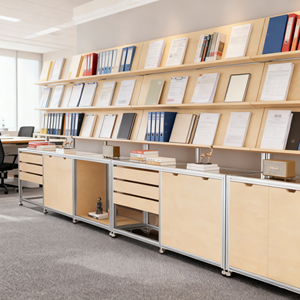 Marine Board Aluminum Profile Modern Simplicity <b>Display</b> Cabinet Rack 5 <b>Shelves</b> 200cm Height 80kg China Origin Storage - Product Image 4