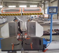 Scie à découper les fenêtres en aluminium à double tête CNC avec affichage numérique / Machine à découper l'aluminium à 45 et 90 degrés