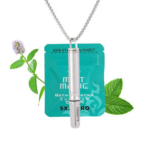 Cigarettes aux herbes à <span class=keywords><strong>la</strong></span> <span class=keywords><strong>lavande</strong></span>, outil de soulagement du stress, respiration consciente, Breathlace, aide à arrêter de fumer, inhalateur sans fumée, collier Breathelace - Product Image 3