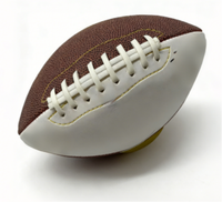 Ballon de football américain officiel taille 9 en cuir composite PU avec logo personnalisé pour le jeu