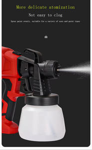 Rojo 550W 800W Home Fence Wall Paint Spray Gun Industrial Portable Electric Power House Painter Gun - Product Image 4