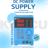 KOOCU KC-3005D Alimentation numérique réglable 30V 5A 150W CC avec fonction mémoire pour réparation de téléphones