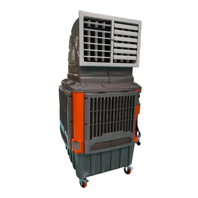 1.5kw Mobile Industrial Air Cooler 22000CMH High Airflow Evaporative Cooler