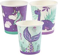 2.5oz fête de famille biscuits glacés crème tasses café papier tasse avec moussant portable gobelets en plastique