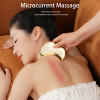 Masseur Gua Sha chauffant électrique, rouleau de massage facial vibrant, outil de soin de la peau pour usage personnel