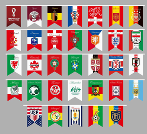 Banderas Nacionales Promocionales Más Vendidas con Impresión Personalizada al por Mayor de Fábrica, Rojo, Blanco y Azul - Product Image 4