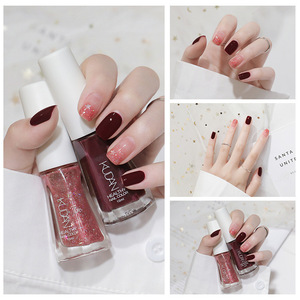 Vernis à ongles multi-couleurs naturel transparent à base d'eau, à séchage rapide, longue tenue, pelable, sans cuisson, amovible - Product Image 2
