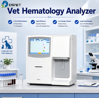 EUR VET Veterinary Equipment Hematology Analyzer 3-Part CBC Machine for Animal Clinic with Multi-Species Animal Testing Modes