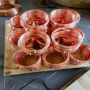 Tabung tembaga koil lembut kapiler/pipa 0.036 inci 0.040 inci 0.031 inci 0.081 inci tabung kapiler diameter kecil - Product Image 3