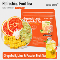 Vbleaf Gold Blended Premium Thé aux fruits amincissant Pamplemousse Vert Kumquat Sachet de thé aux fruits de la passion Herbal Healthy Cold/Hot Brew 210g
