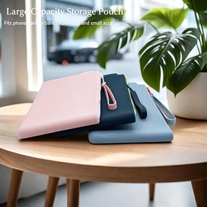 Silicone Storage Bag, File Bag, Mobile Phone, Headphones, Makeup Brush, <b>Lipstick</b> Storage Bag, Hand-held Small Items - Product Image 1