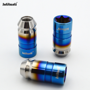 Jntitanti Nhà Máy Gr.5 Hợp Kim Titan <span class=keywords><strong>Lug</strong></span> Nut M12 * 1.25/1.5*45Mm Với Torx Cho Nhật Bản Và USA Xe Bánh Xe - Product Image 3