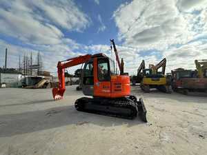 Excavatrice sur chenilles Hitachi ZX75US d'occasion, faible nombre d'heures de travail, bon état, moteur japonais de 7 tonnes, vente chaude, prix bas à Shanghai - Product Image 4