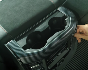 WZXD 2022 2023 Carbon Fiber ABS Set Dash Decor Cover Trim Kit <b>Window</b> Power Switch AC Vent Trim for RAM 1500 - Product Image 2