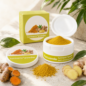 <strong>Teeth</strong> <strong>Cleaning</strong> Turmeric <strong>Teeth</strong> Whitening Powder With <strong>Teeth</strong> Brush - Product Image 2