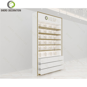 Tour d'affichage rotative de support de bijoux de haute qualité pour bagues conception de meubles de magasin de bijoux de luxe - Product Image 3