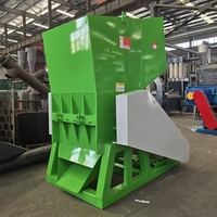 Broyeur de plastique HDPE avec cloisons insonorisées, machine industrielle de broyage de déchets plastiques