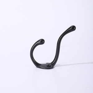 Decorative Robe <b>Hook</b> Zinc Alloy Vintage Style Black Anti Corrosion Cabinet Hat Wardrobe Closet <b>Bathroom</b> <b>Hook</b> Single Piece - Product Image 1