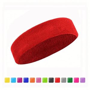 Bandeau de sport en tissu éponge avec logo personnalisé, absorbant la transpiration, en coton, pour la salle de sport, la remise en forme et l'entraînement - Product Image 3