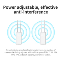 TH - OA81 High Power 300Mbps 2. AP WiFi 4GHz dengan 1 WAN + 2 LAN Ethernet Wireless Outdoor AP