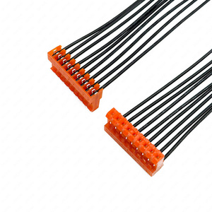 9P 20awg 9-Core Quick Disconnect <b>Terminal</b> Wire Pure Copper Orange Crimp Connector for Electronics - Product Image 4